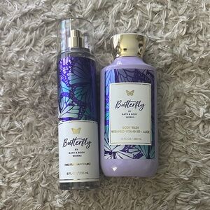 Bath & Body Works Butterfly Body Wash and Mist